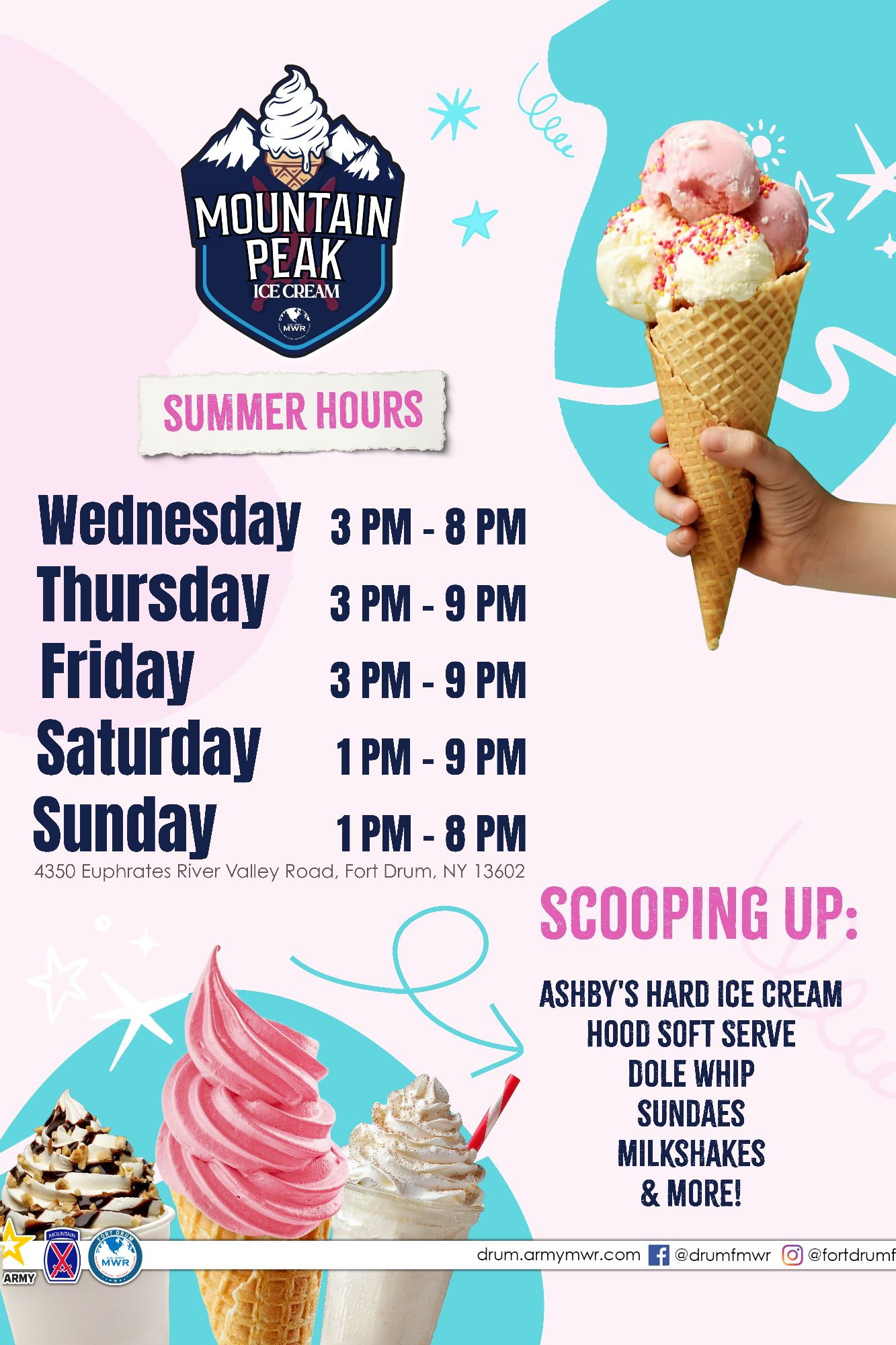 Mountain Peak Ice Cream_Summer Hours 2026.jpeg