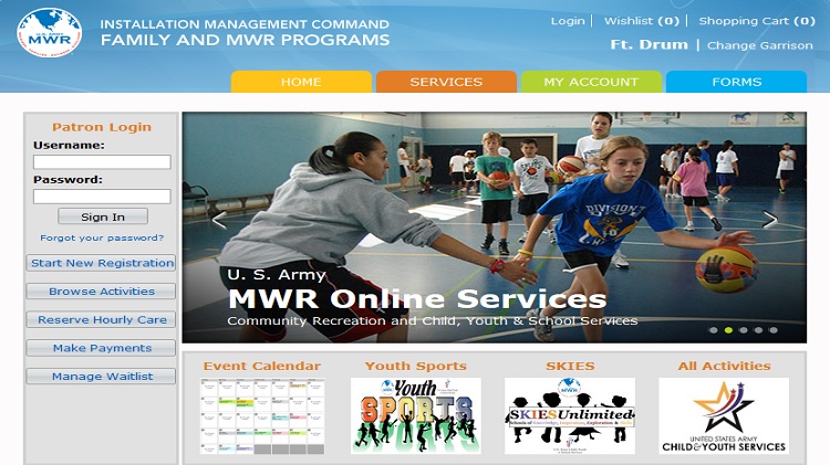 Fort Drum CYS Webtrac - Shortcut to Link Fort Drum CYS Webtrac - Shortcut to Link
