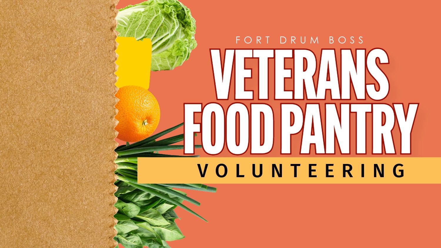 Veterans Food Pantry Volunteering