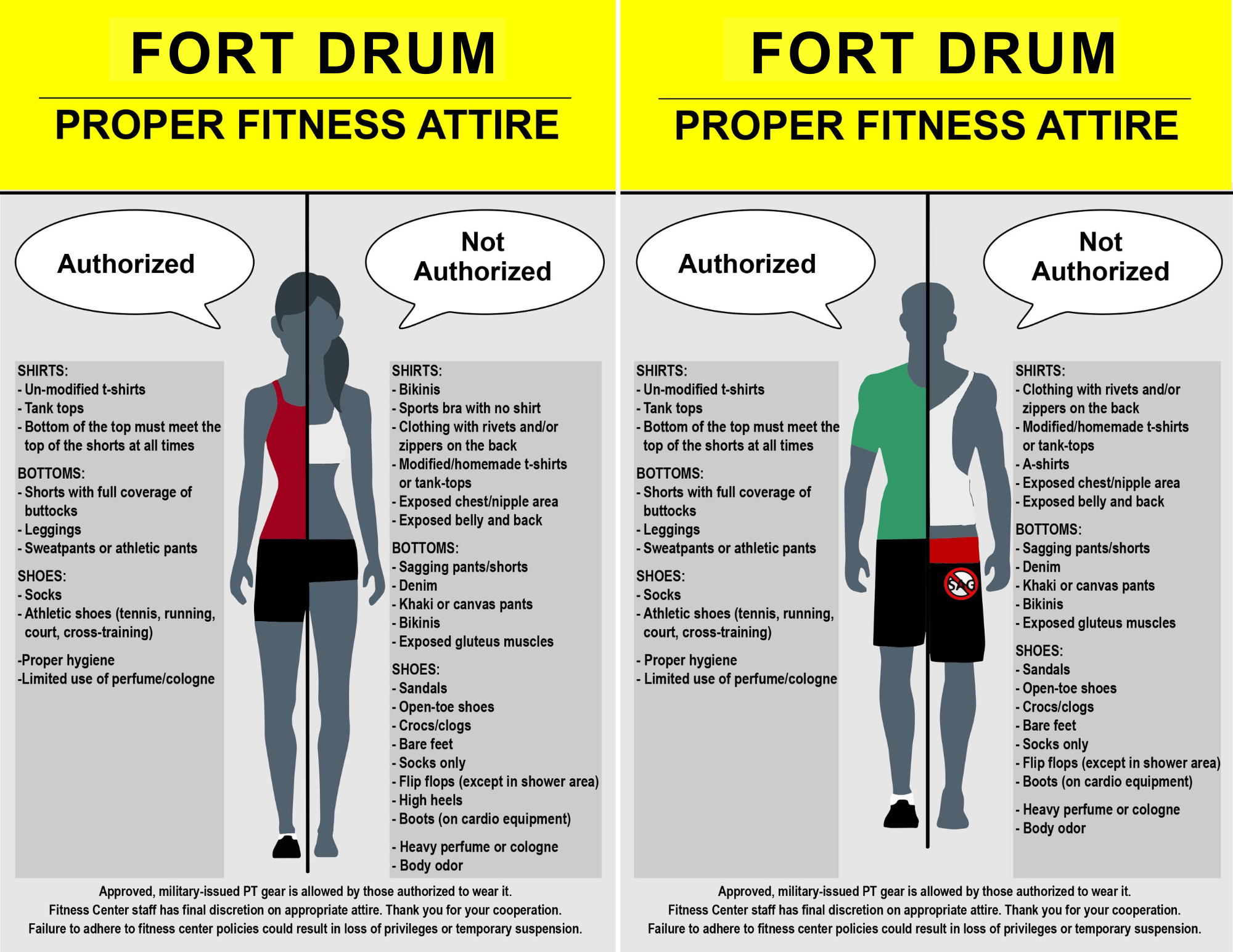 FORT DRUM DRESS CODE POLICY.png