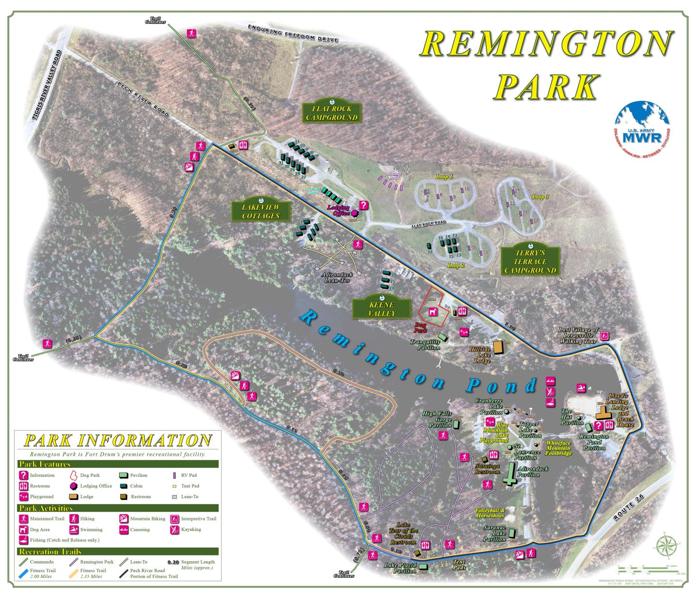 Fort Drum Gate Map